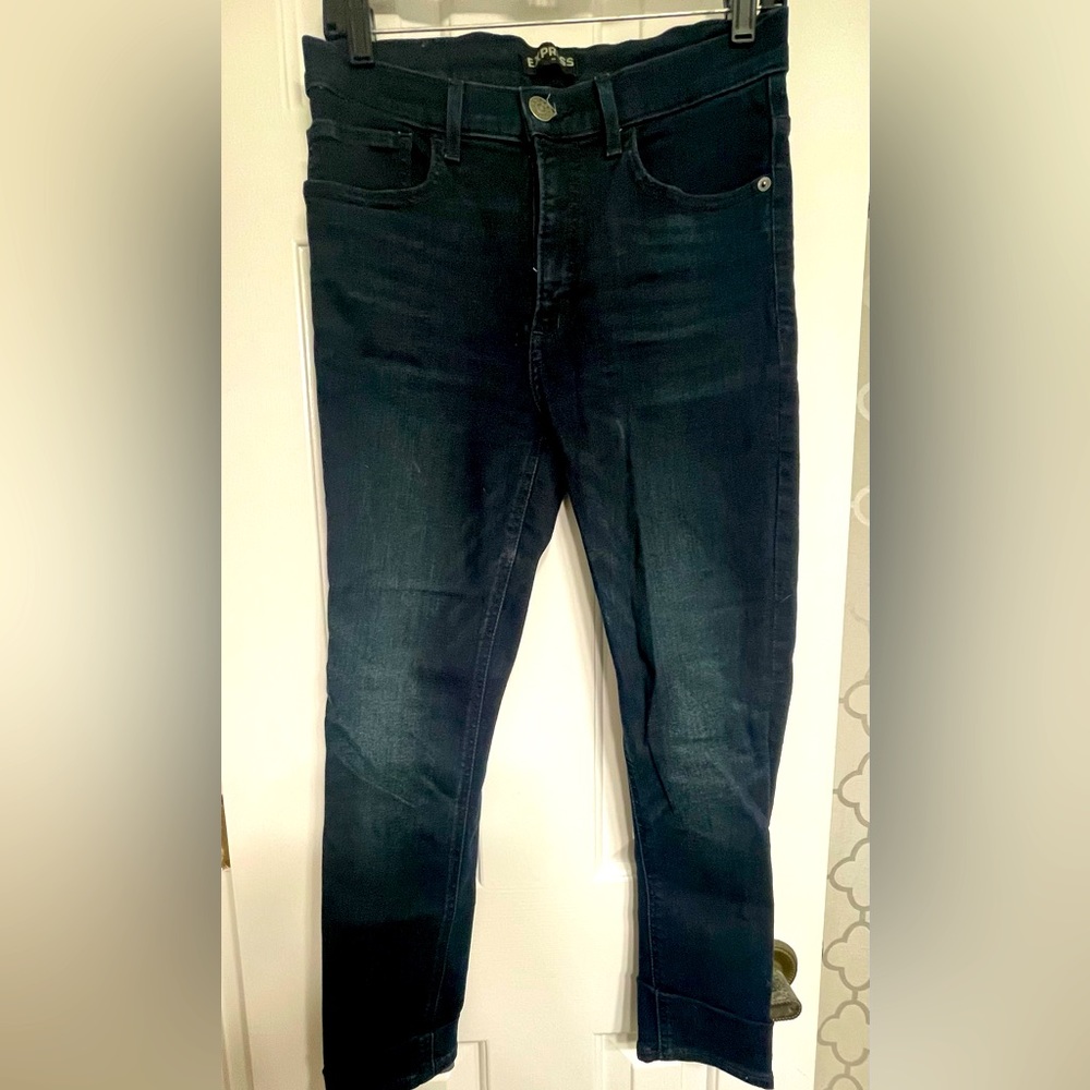 Express high rise denim
